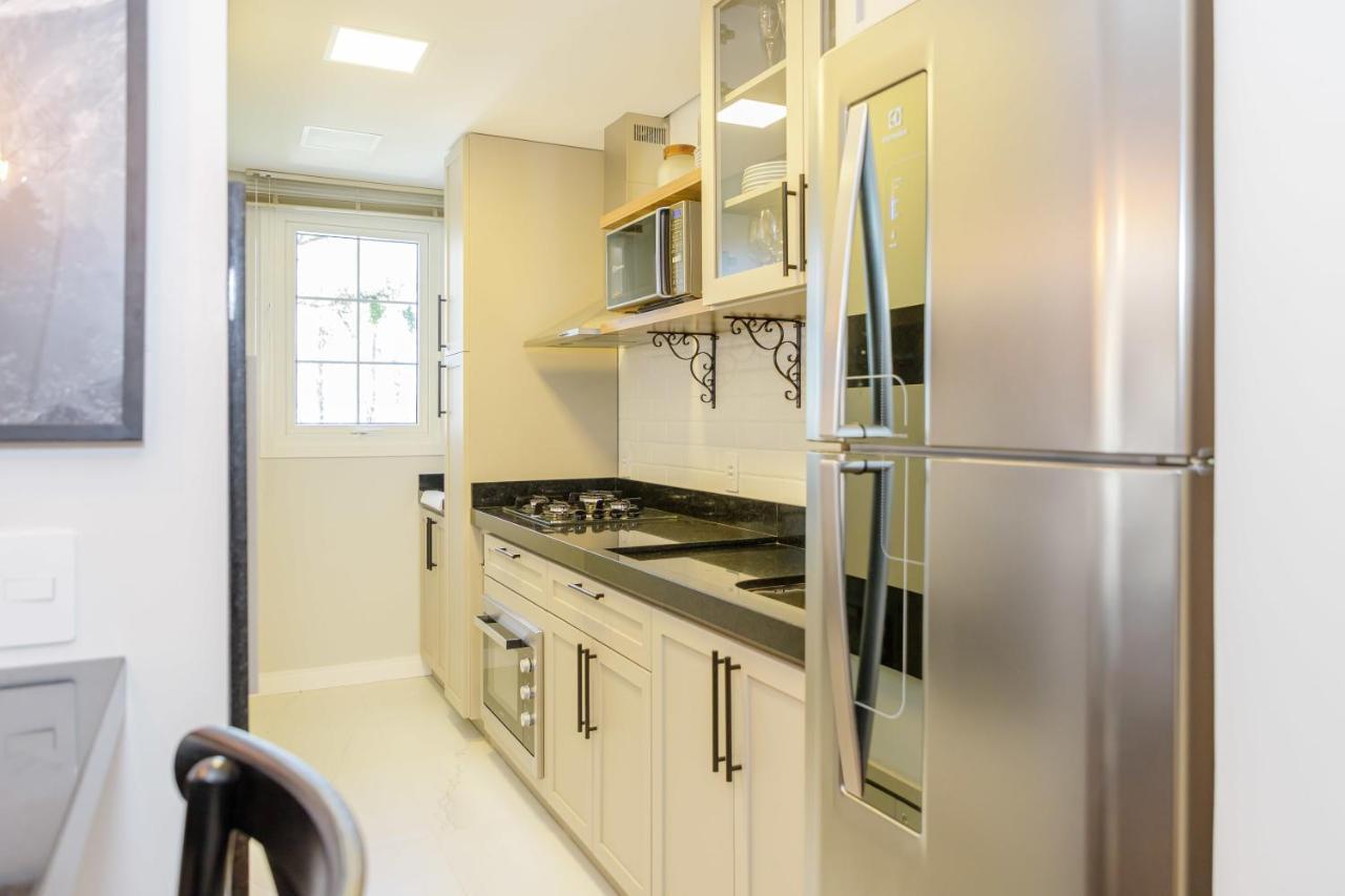 Novo Maravilhoso Apartamento No Centro - Gramado Apartment Luaran gambar